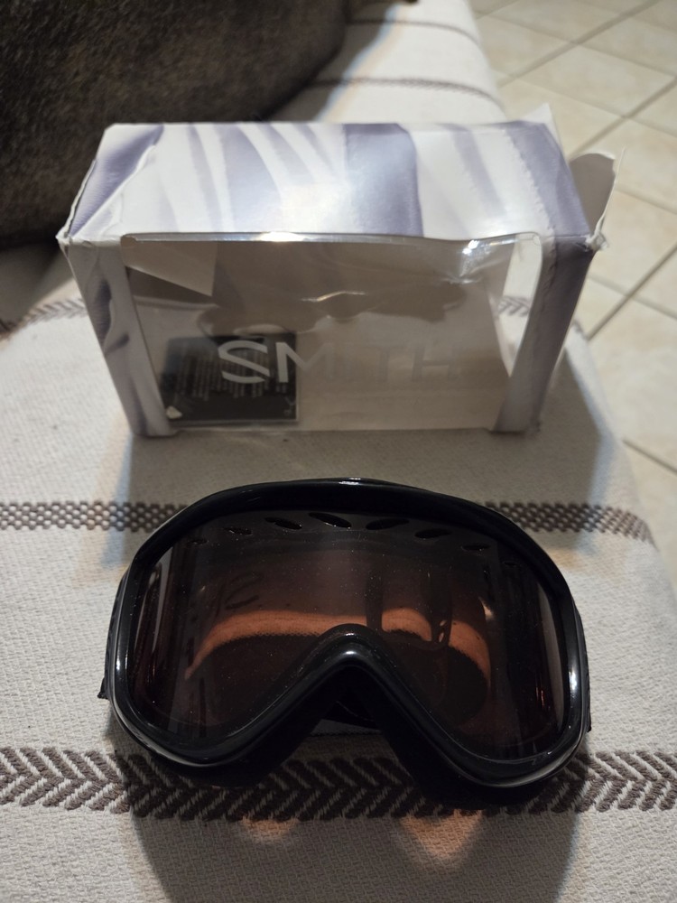 Smith Transit Black Snow Goggles