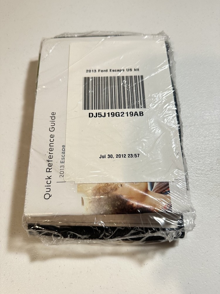 2013 Ford Escape Owners Manual Set Sealed