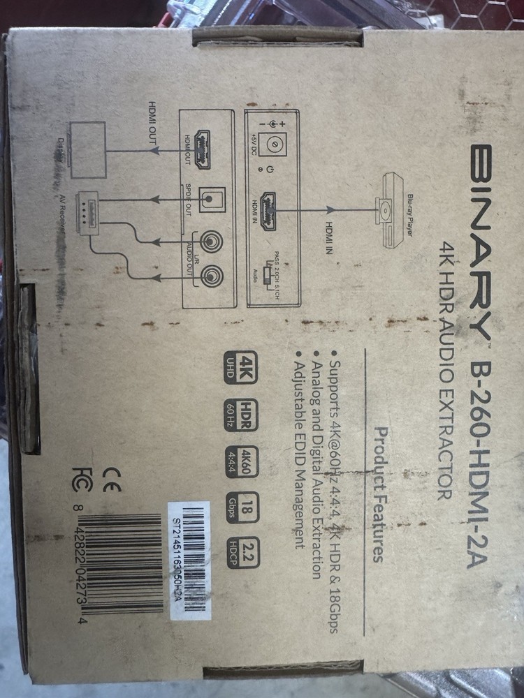 Binary™ 260 Series 4K Audio Extractor