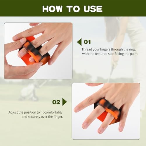 2pcs Golf Grip Trainer (Right and Left Handed), Golf Grip Training Tools, Golf