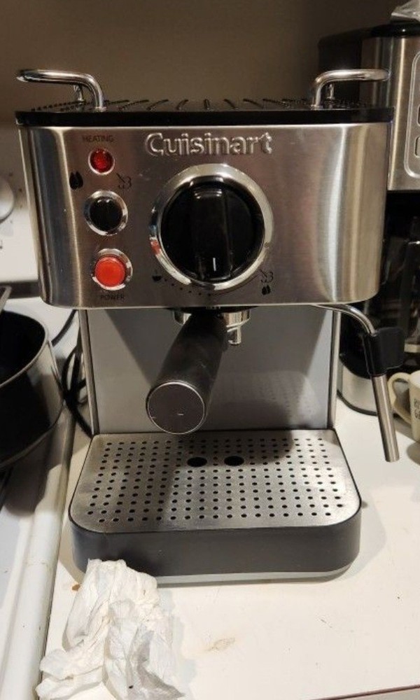 CUISINART ESPRESSO MAKER Stainless Steel Used