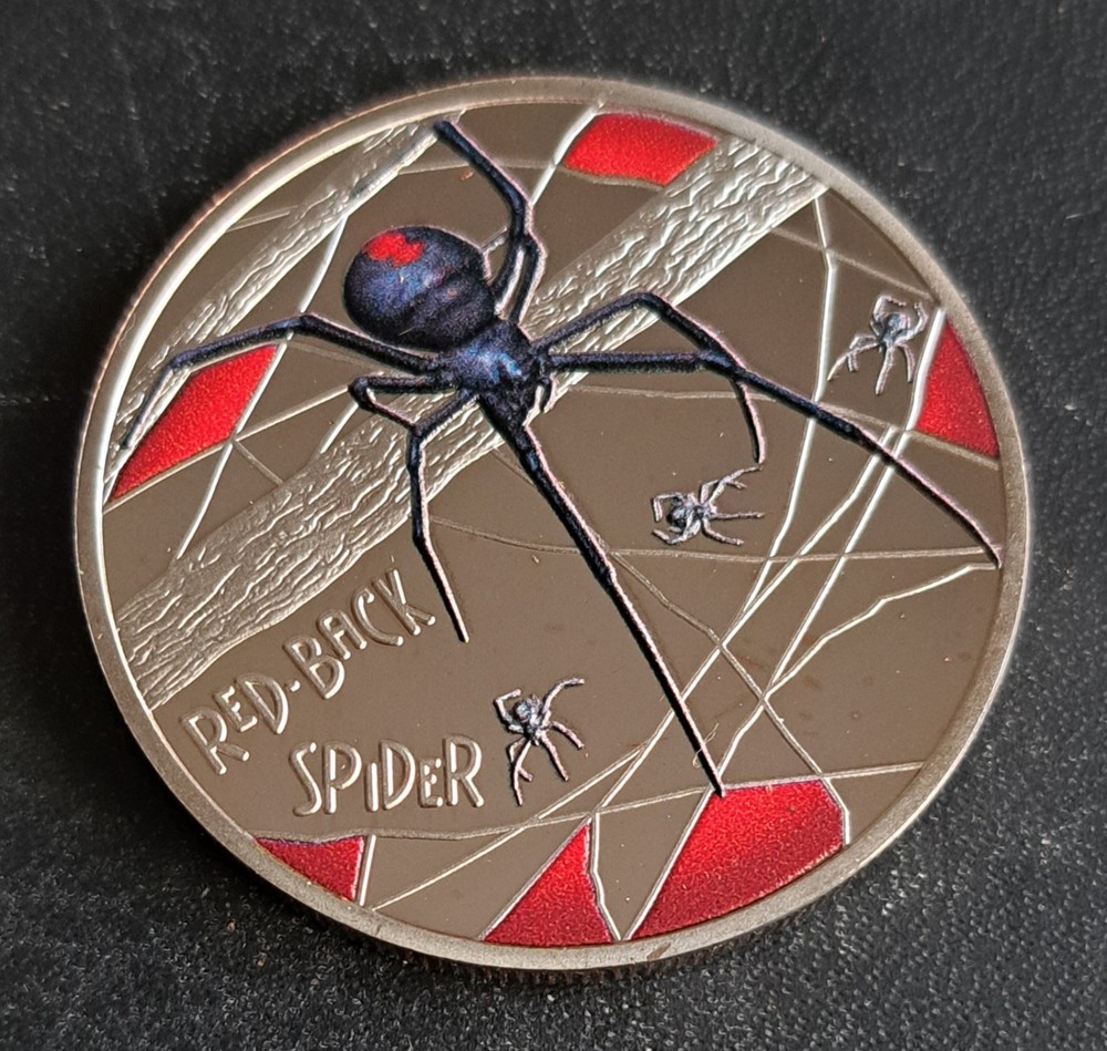 Tuvalu 1$ 2022 Red Back Spider /1-0516