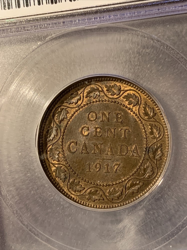 1917 CANADA One Cent ICG MS62BN