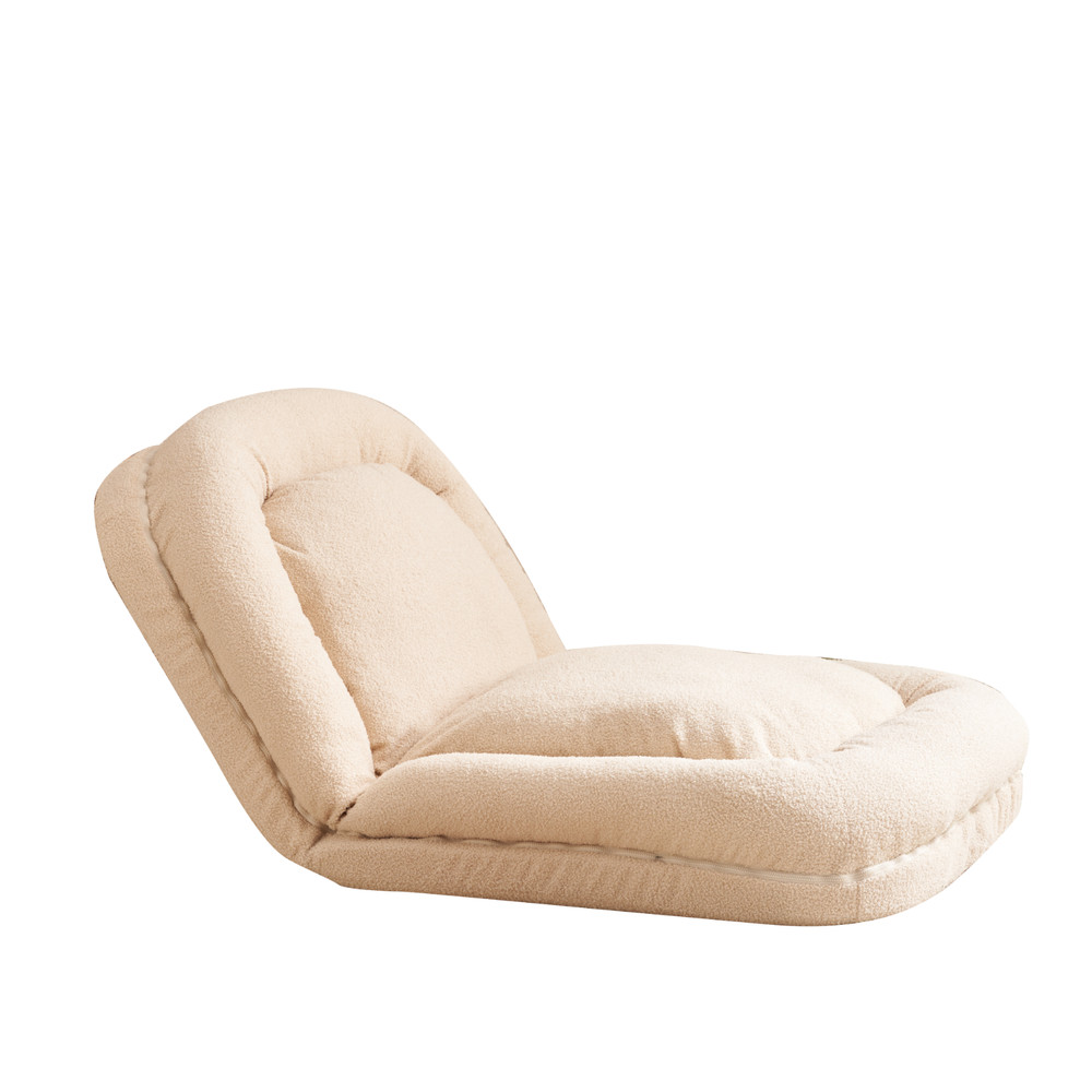Triple Fold Down Sofa Bed Beige