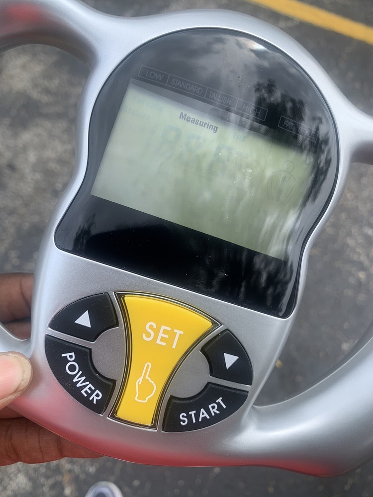 Body Fat Analyzer handheld works great