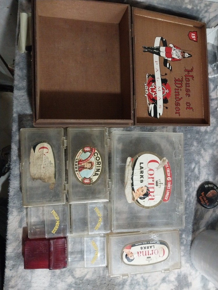 9 cigarette boxes