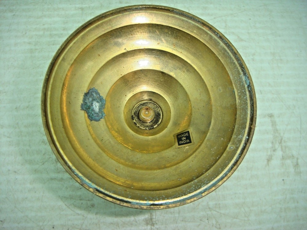 Vintage Solid Brass Candle Holder