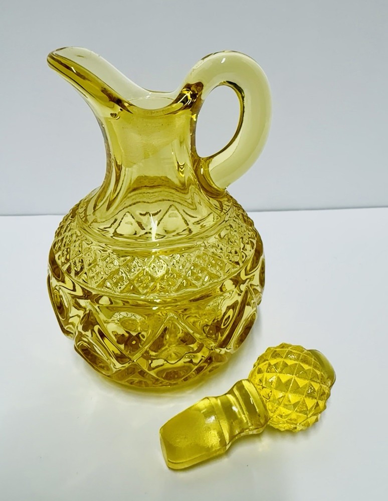 Imperial Amber/yellow Cape Cod 4 oz. Cruet With Stopper