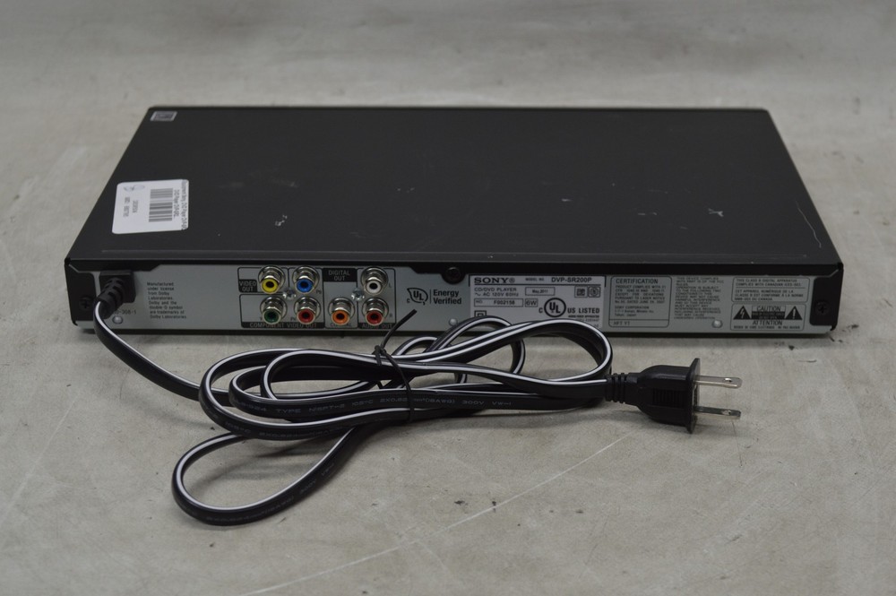 Sony DVD CD Player DVP-SR200P