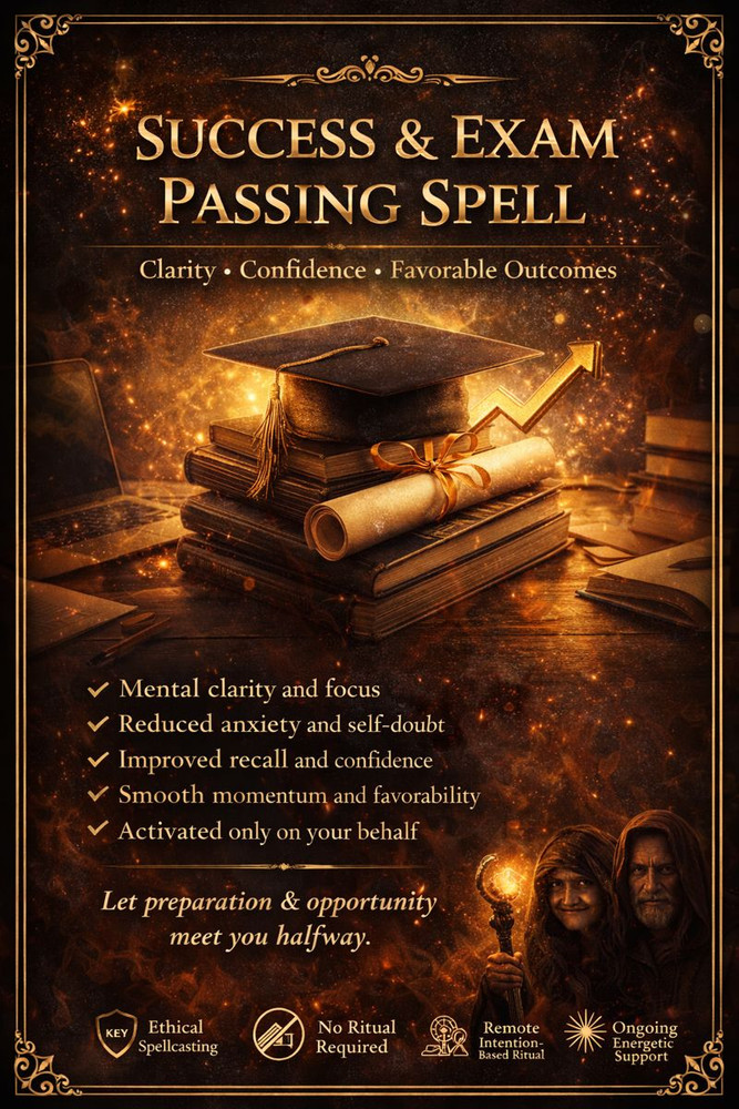 ✦ SUCCESS & EXAM PASSING SPELL ✦