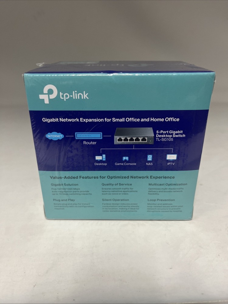 TP-LINK Technologies TP-Link (TL-SG105) 4-Ports External Switch