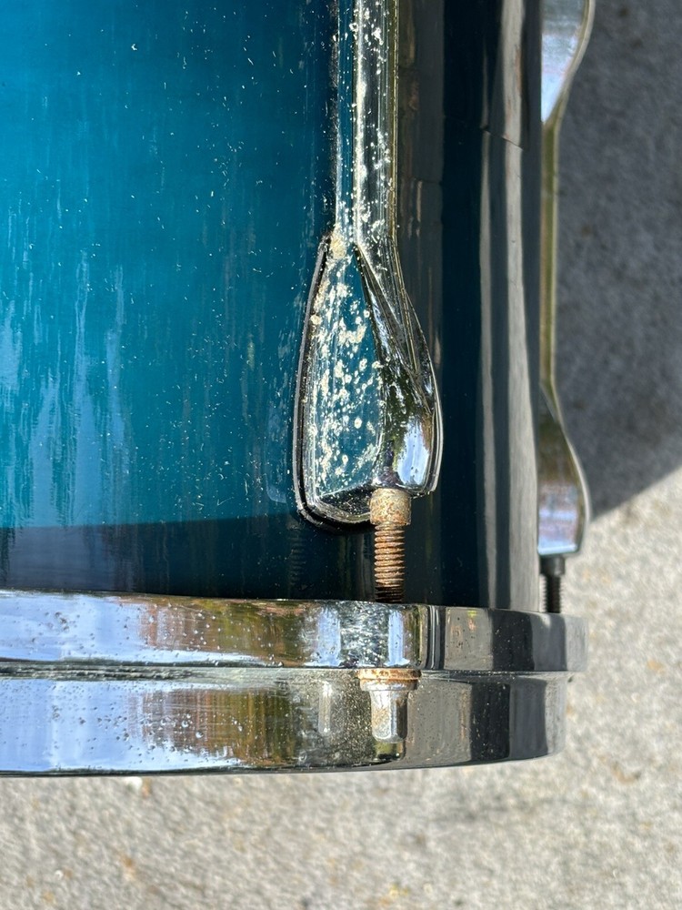 Tama Superstar Hyperdrive 12” Tom Drum Trans Blue Worn