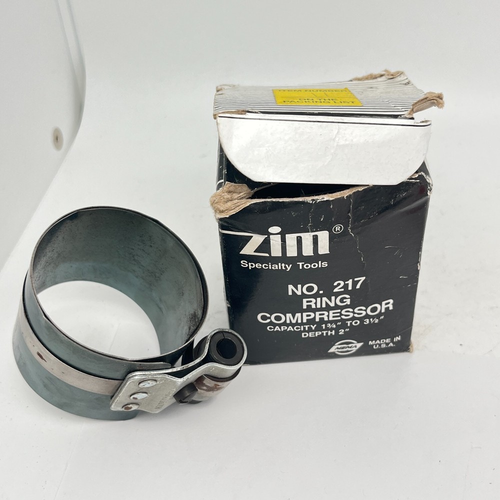 Misc Tools. ZIM No. 217 Ring Compressor Concrete Bit Screwrdiver Wrench