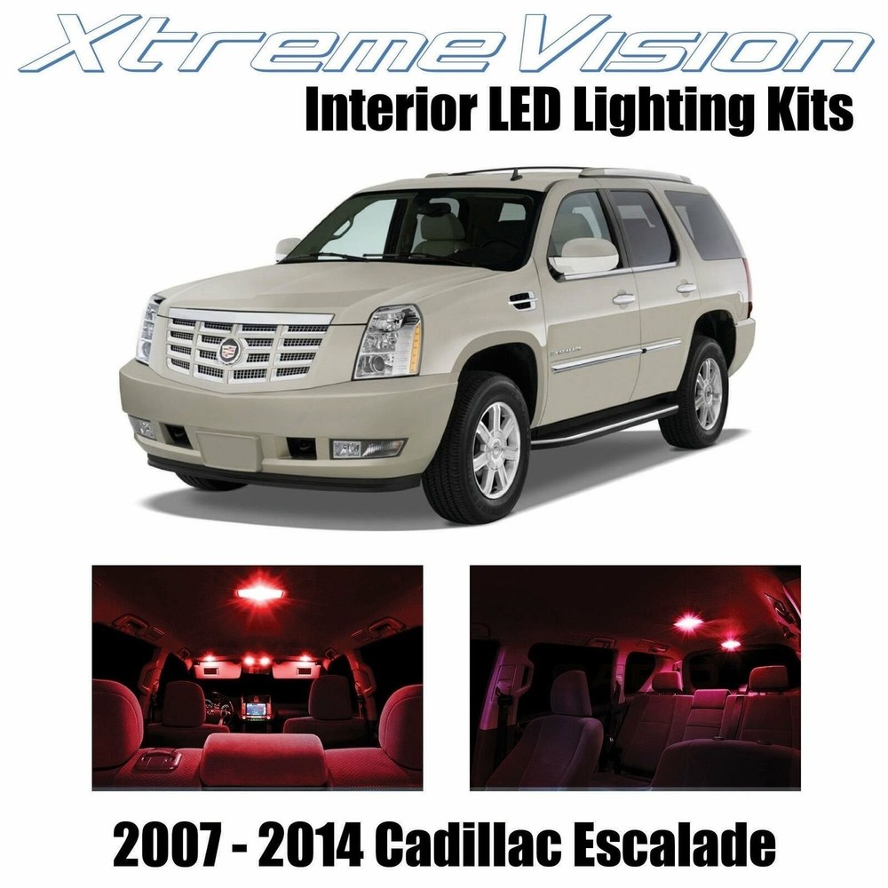 XtremeVision Interior LED for Cadillac Escalade 2007-2014 (16 PCS) Red
