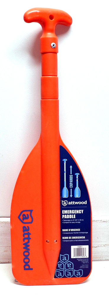 Attwood Emergency Paddle -Extendable to 41 3/4" Compact for easy Storage