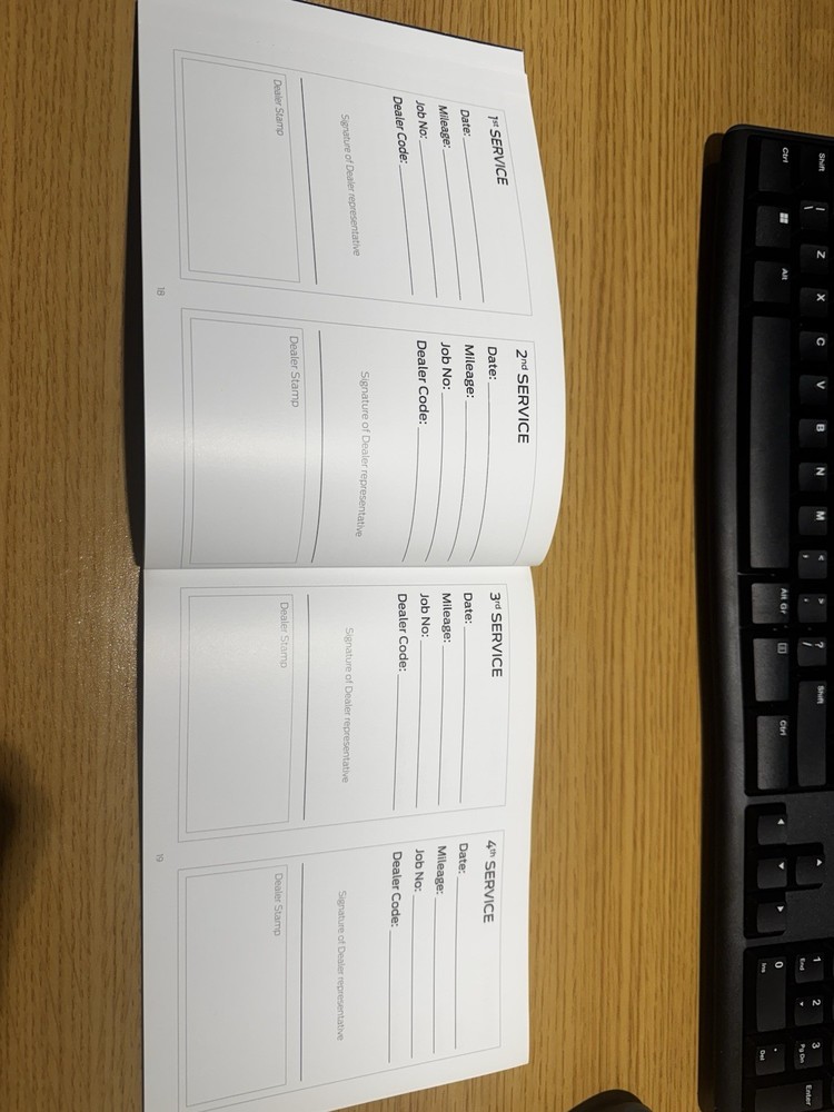 Ssangyong Service Record Book