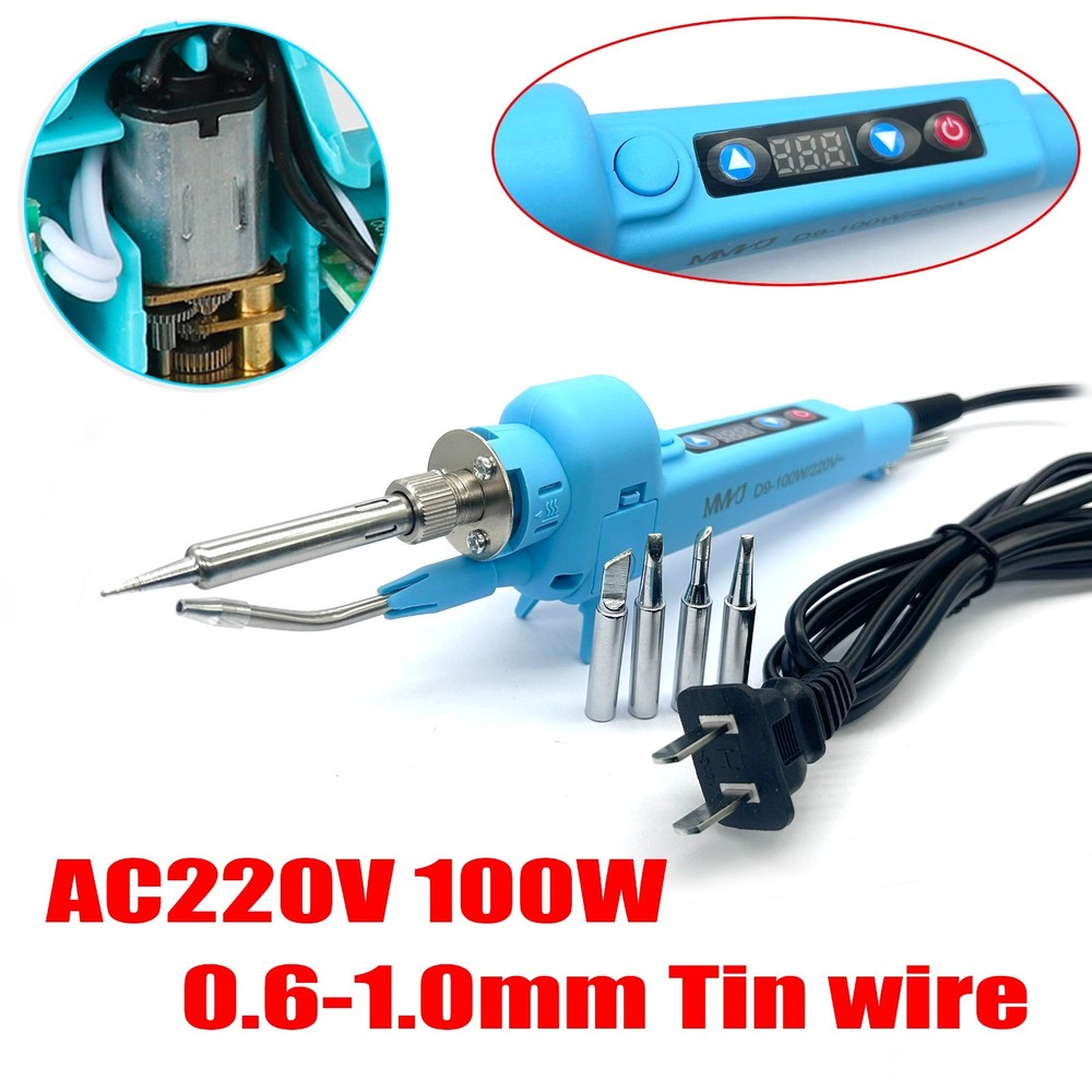 AC 220V Digital display Automatic tin Electric Soldering Iron Internally Heated