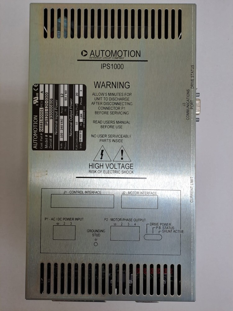 Agfa Avalon LF AUTOMOTION IPS1201-120-0300 CONTROLLER