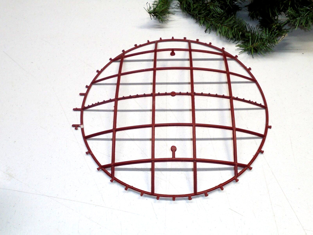 Bubble Dome Circle Ornament Wreath Form Plastic 11"