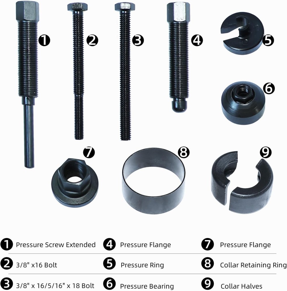 Power Steering Pump Pulley Puller Tool for Ford GM Vehicles