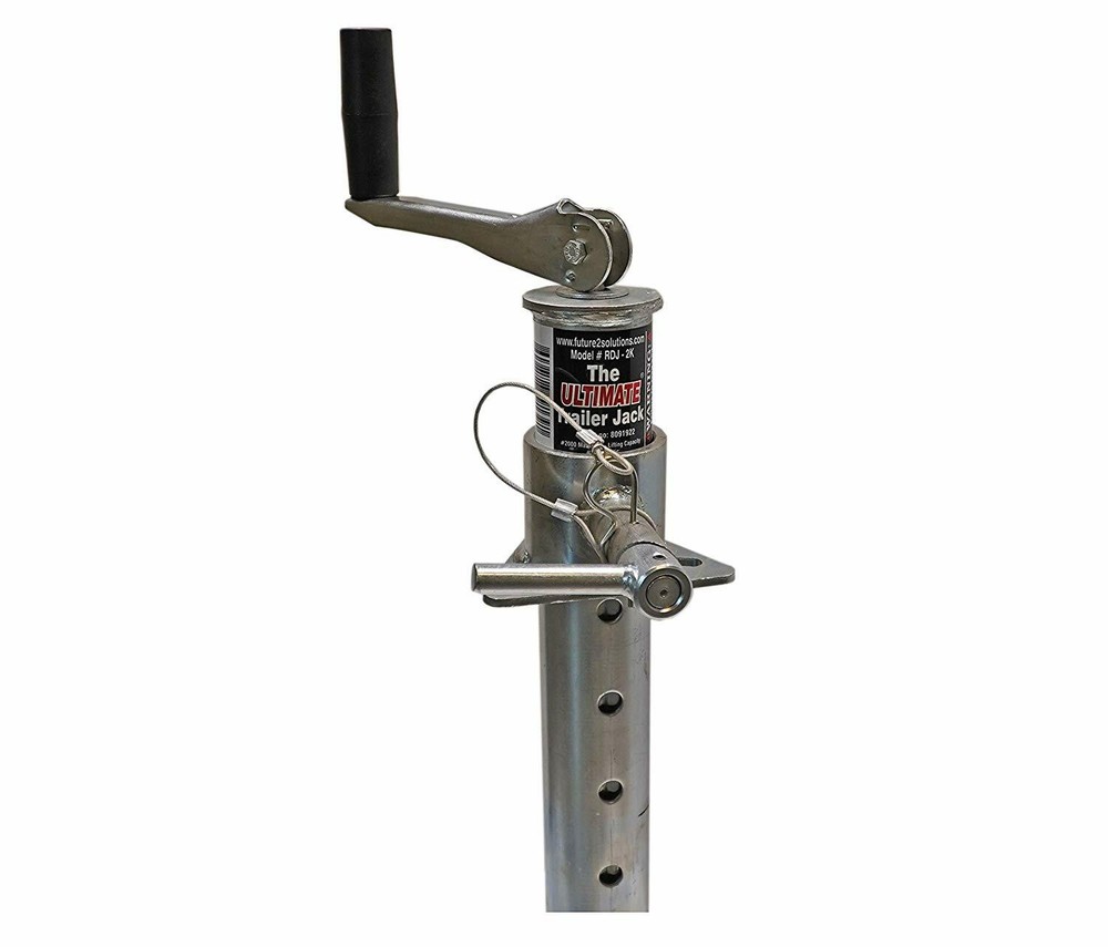 The Ultimate Rapid Adjusting Drop Leg Top Wind 2000# Trailer Jack