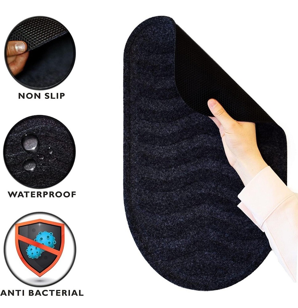 10-Pack Urinal Mats Non-Slip Deodorizing Water Absorption