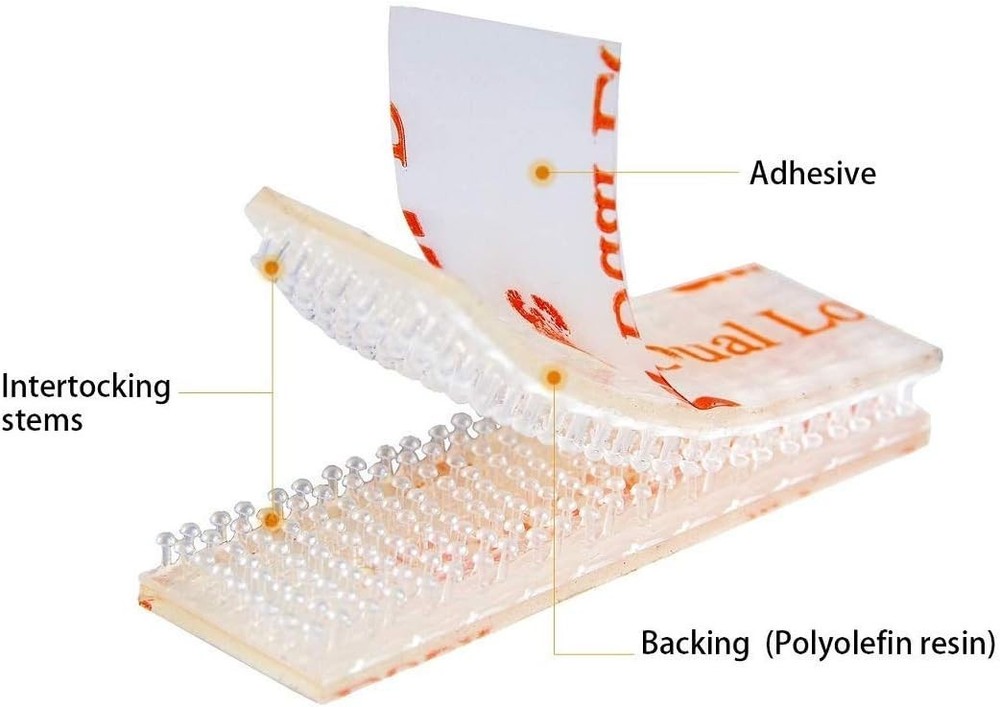 EZ Pass Mounting Strips - 4 Pcs Durable Peel & Stick Adhesive Strips