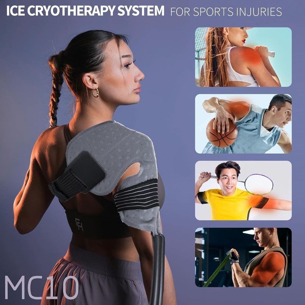Cold Therapy Machine Shoulder Ice Therapy System Timer Quiet Portable
