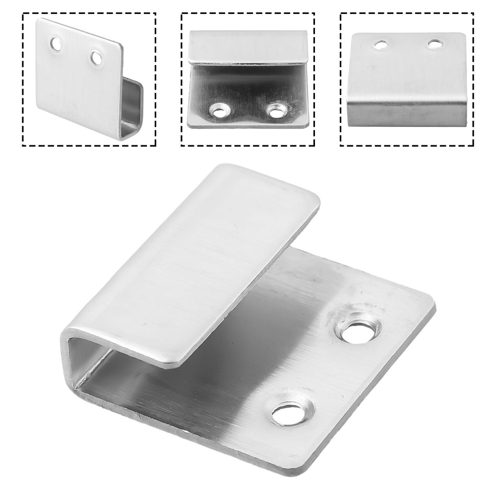 Corner Brackets Corner Brackets Silver Stainless Steel U-shape