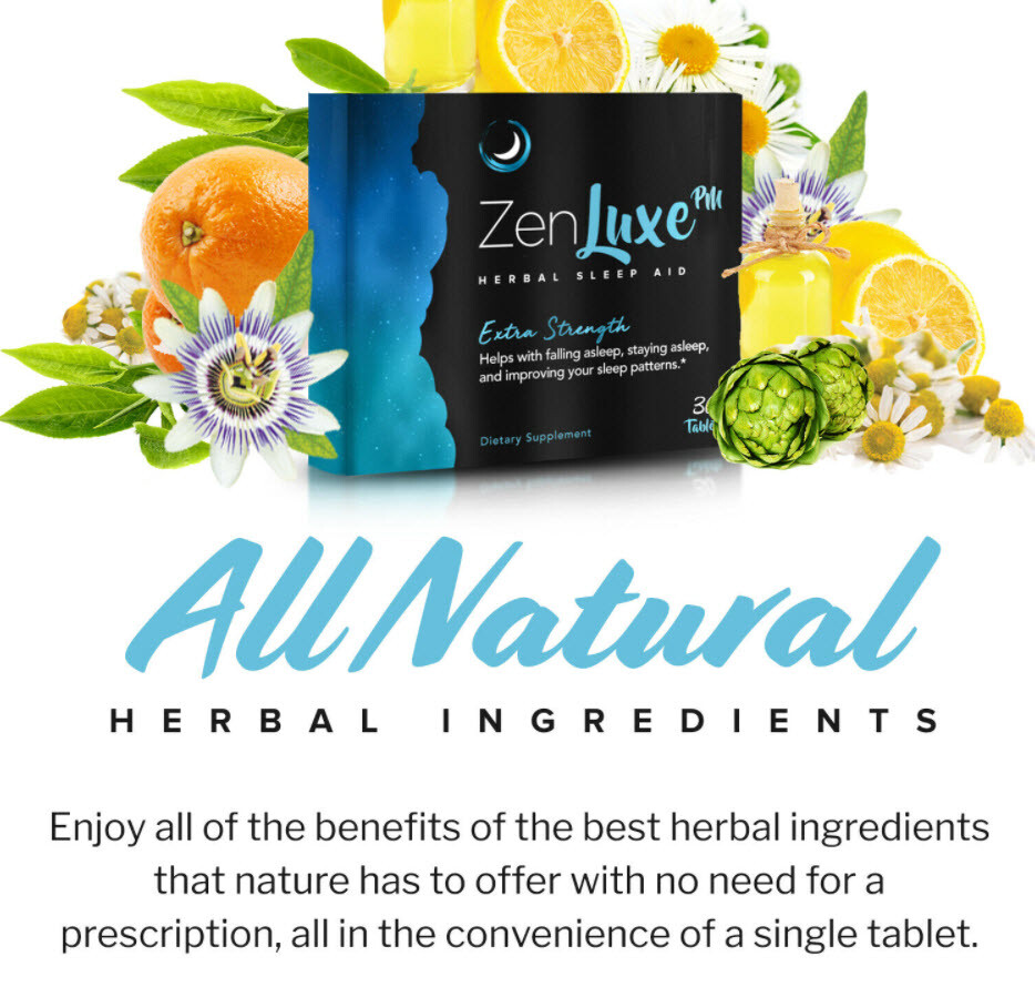 ZenLuxe PM + Dream Elements Drops BUNDLE!! Non-Habit Forming|Herbal| Package