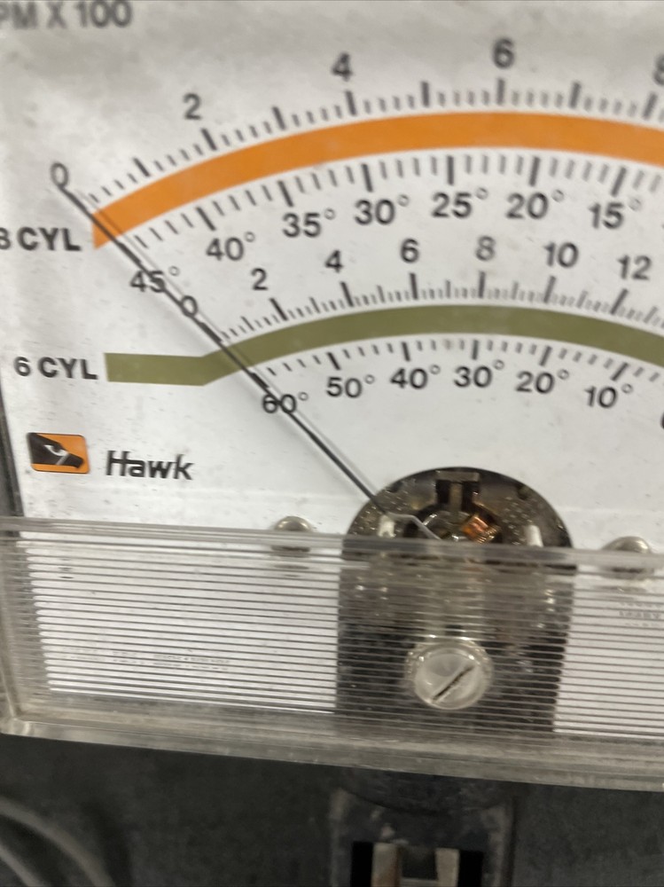 HAWK Dwell Meter - Idle Tach/Cam Dwell - - Untested