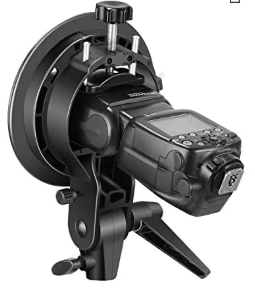 Neewer S-Type Bracket Holder with Bowens Mount for Speedlite Flash Snoot