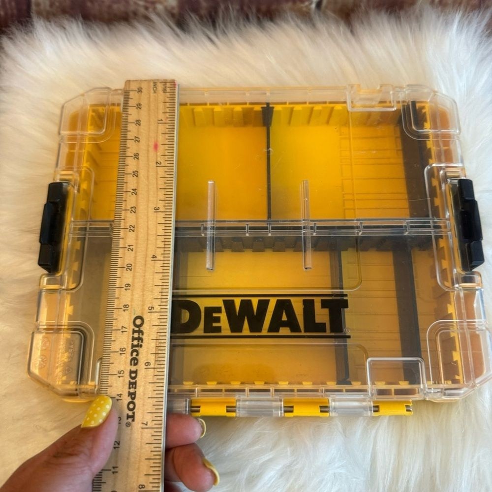 DEWALT Tool Box Tough Case Medium Yellow Case