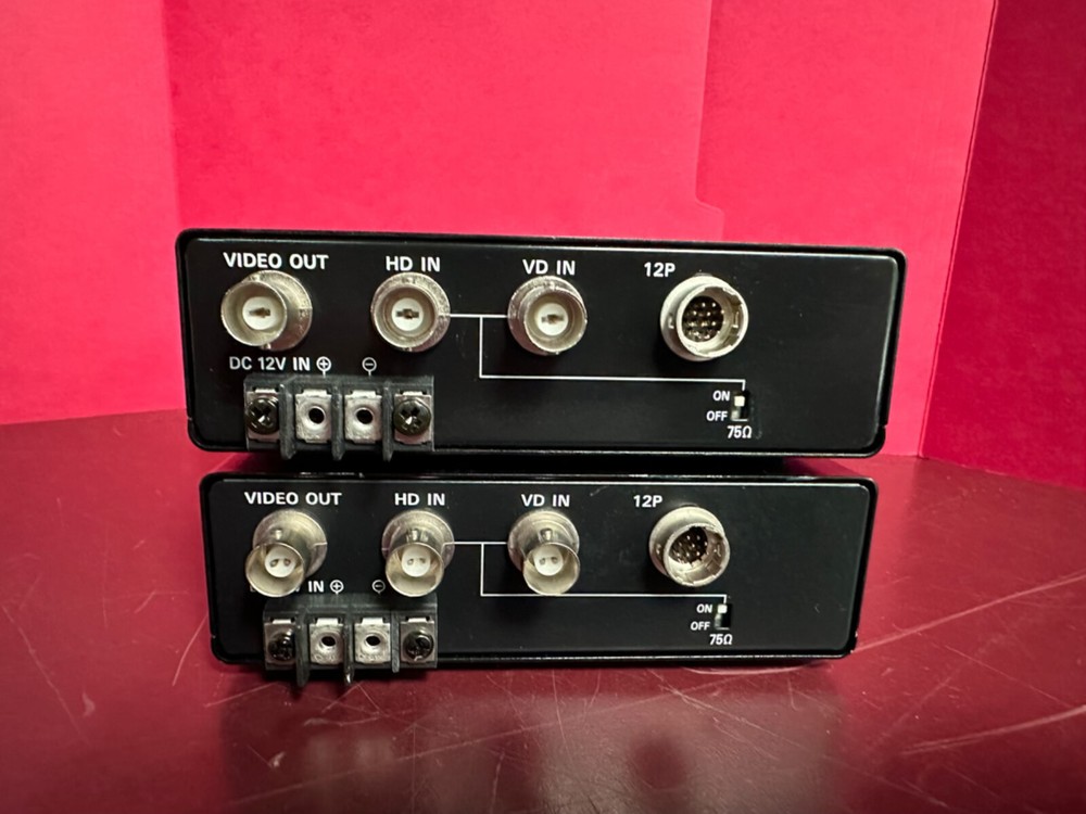 AS IS UNTESTED LOT OF 2 Panasonic GP-MF212 Camera Controller
