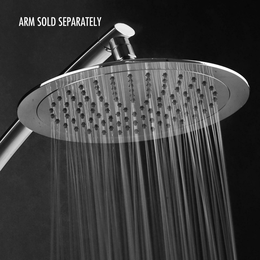 Razor Mega Size 9 Inch Rainfall Shower Head Chrome Face
