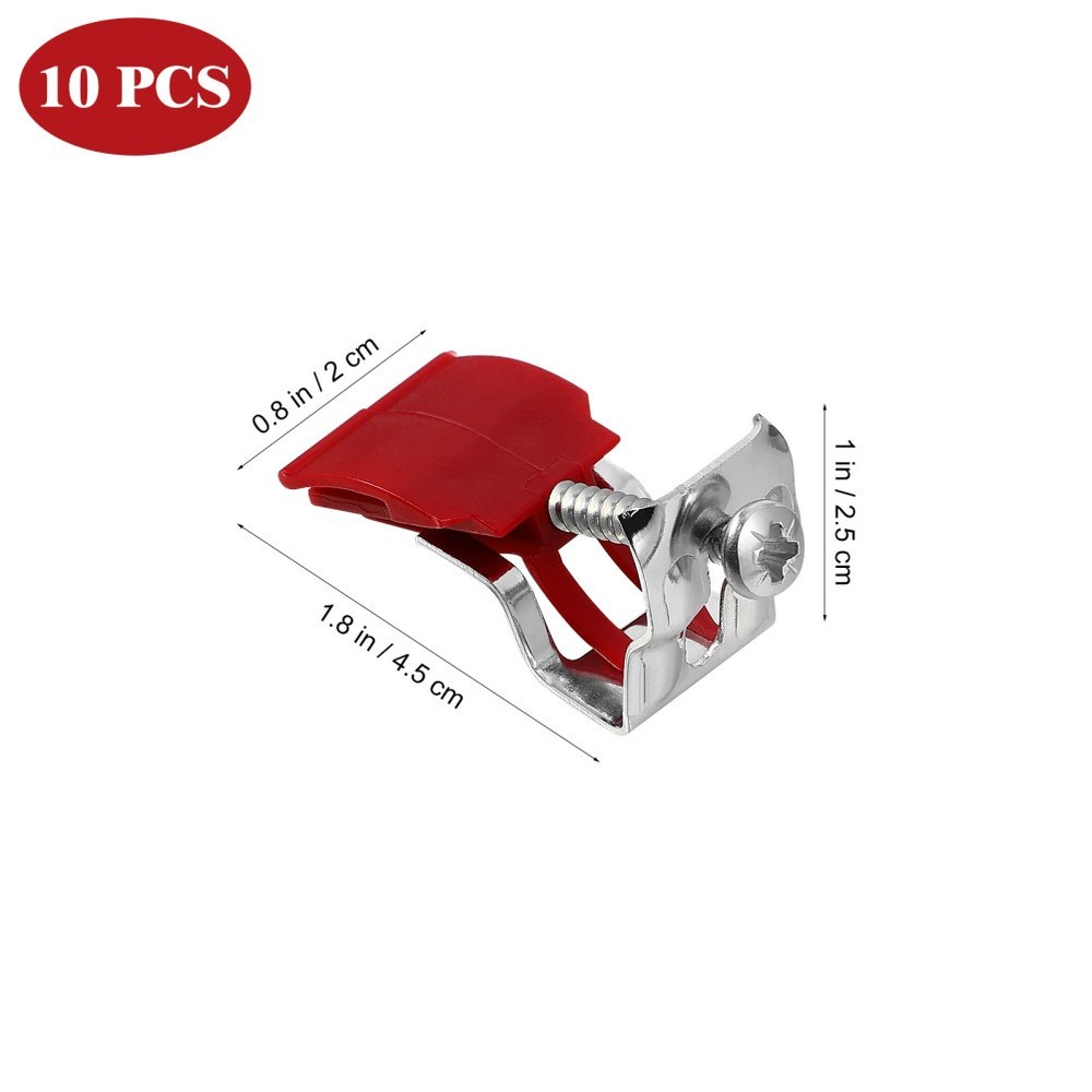 10 Pcs Kitchen Sink Fixed Clamps Mounting Clips Screw Adjustable Clips