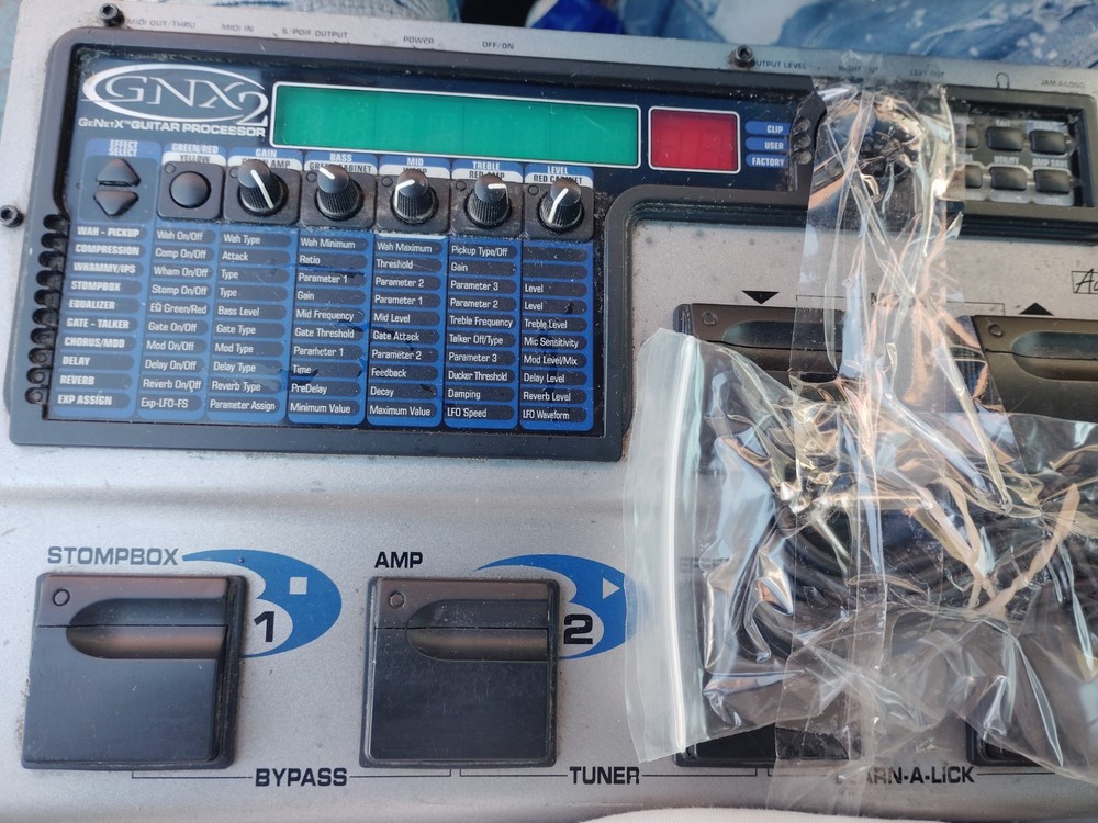 DigiTech GNX2 GeNetX Guitar Pedal Effects Processor RARE VERSION 🎸 🔥tested USA