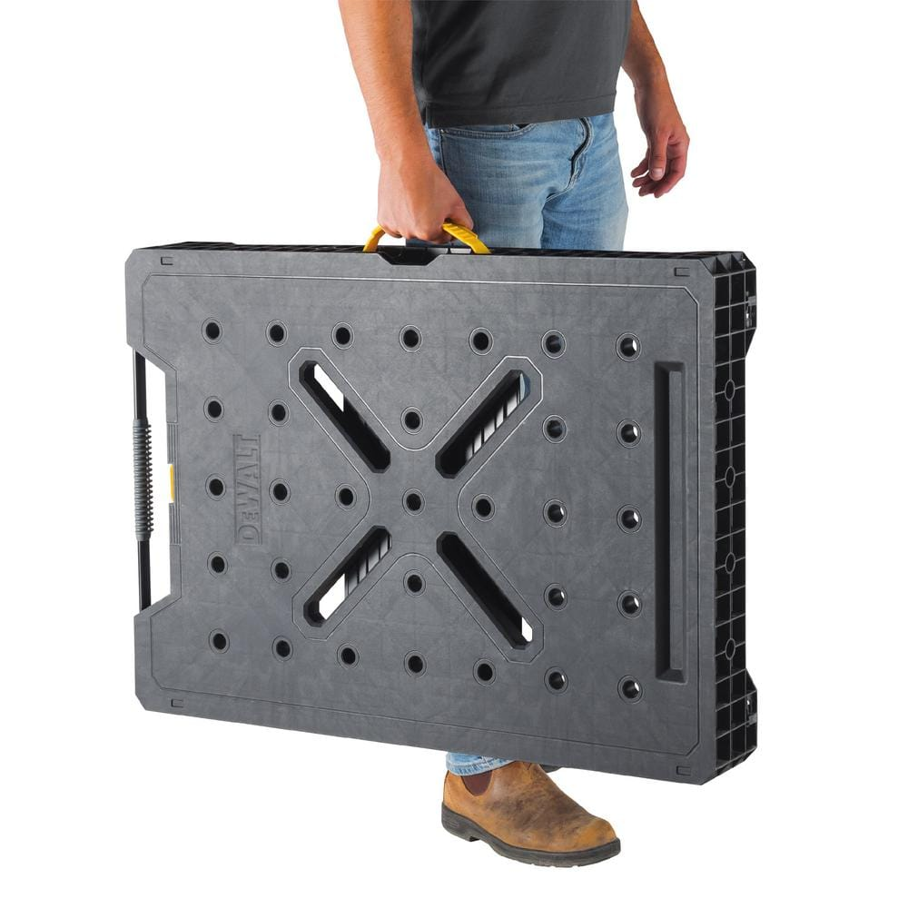 Durable Multi-Purpose Folding Portable Workbench 33 In. Lightweight Work Space