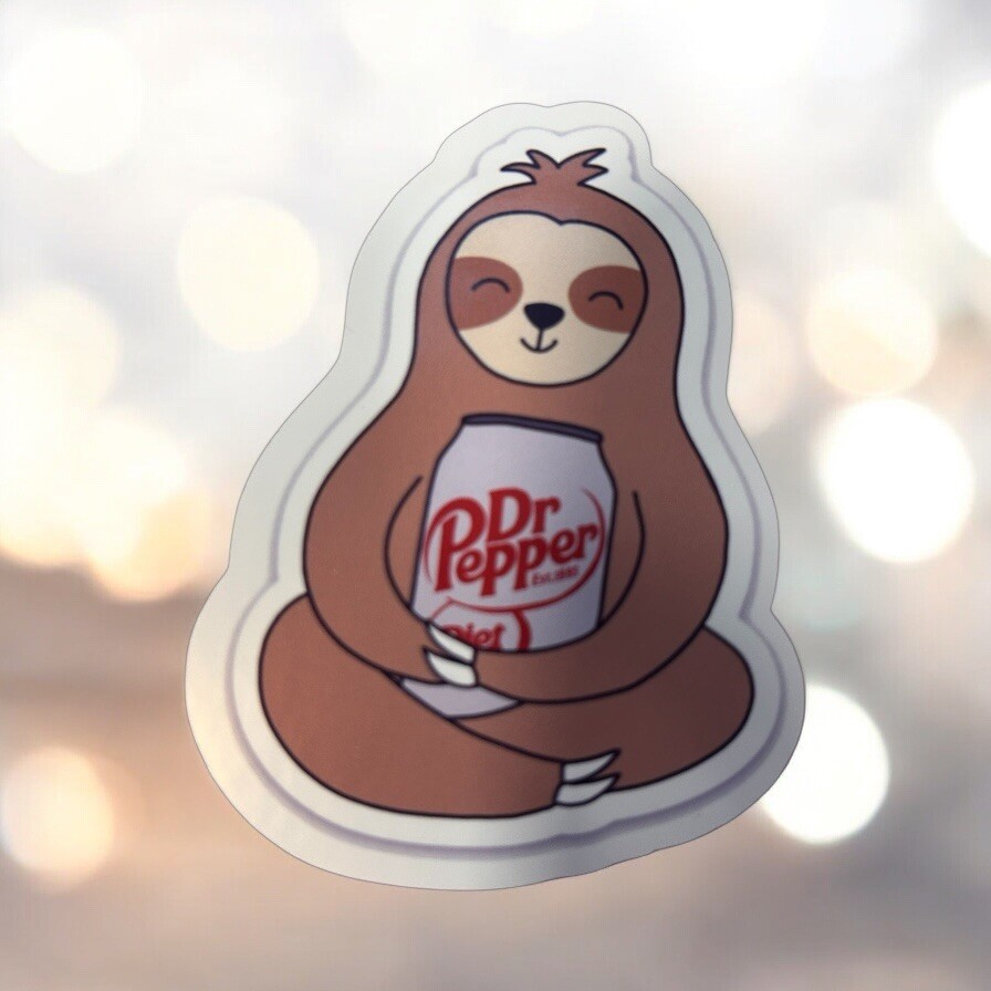 Handmade Dr Pepper Sticker