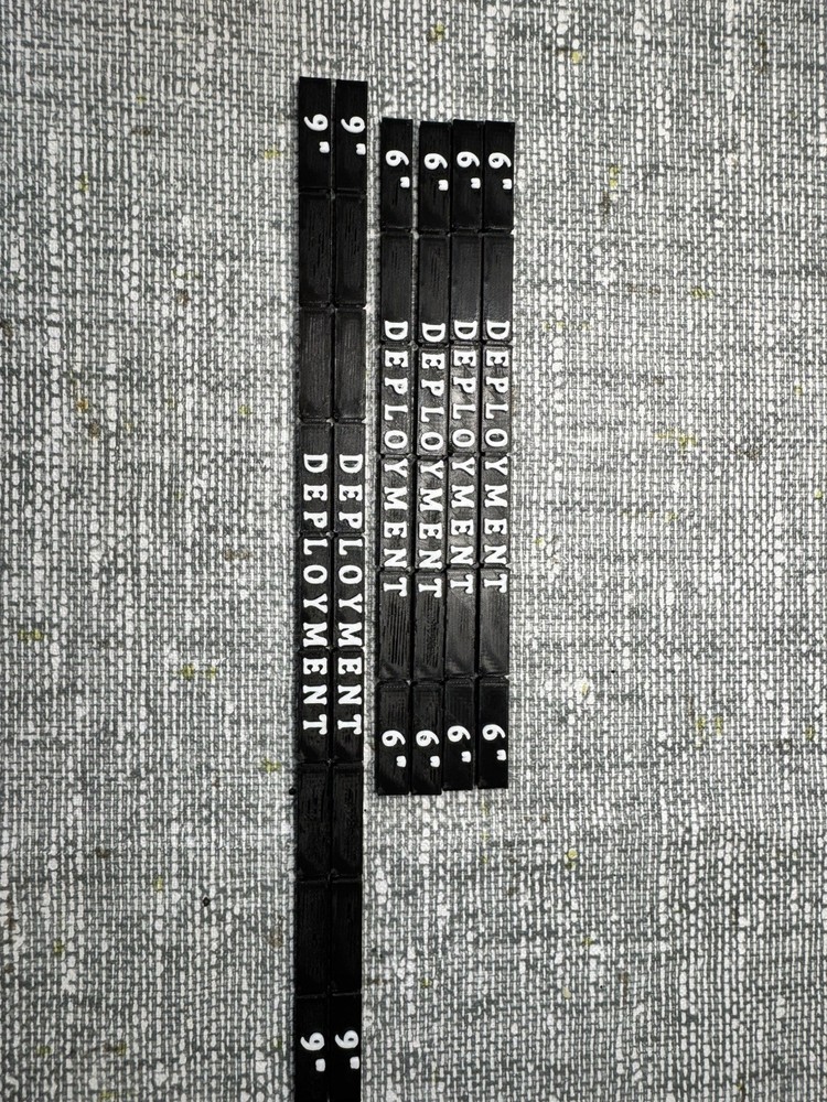 Warhammer 40k Deep Strike & Deployment Zone Marker Set