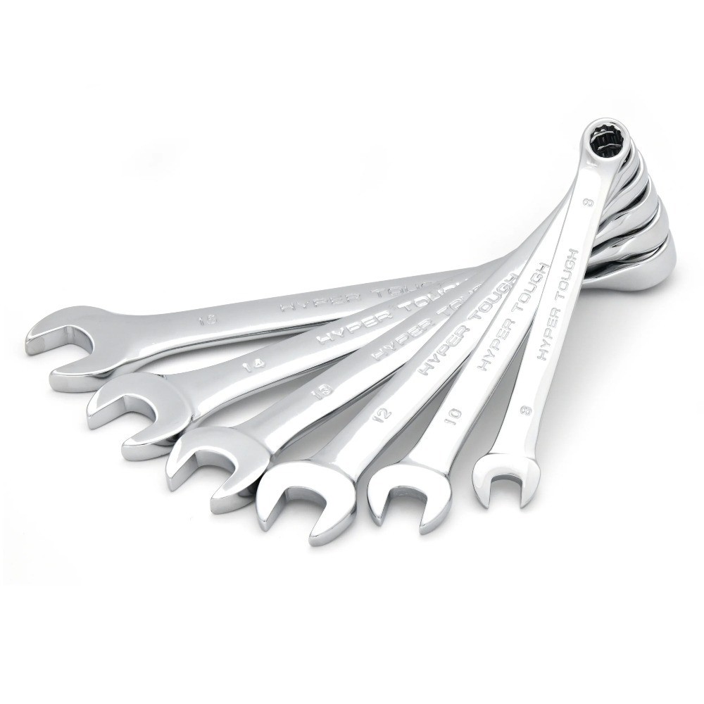 6-Piece Metric Combination Wrench Tool Set, Hand Tools