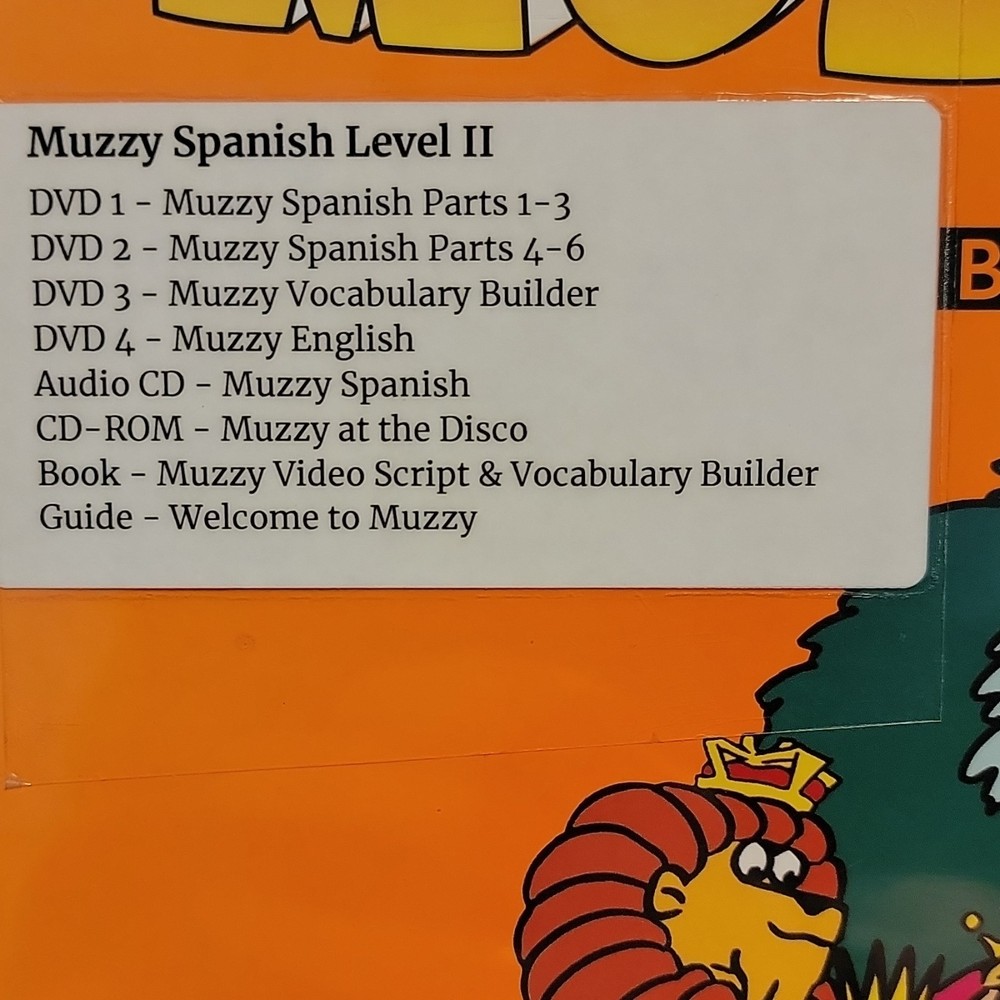 Early Advantage Muzzy Level II Spanish Language Course DVD Set