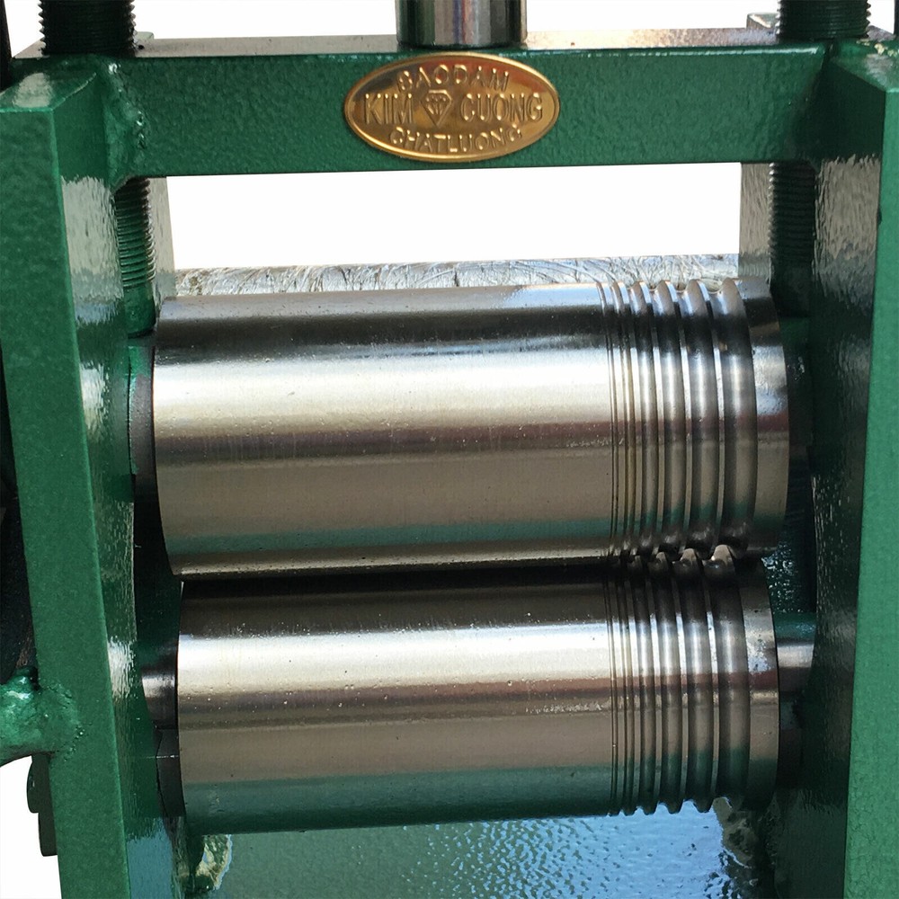 Manual Combination Rolling Mill Machine Jewelry Press Making Flake+Round Wire