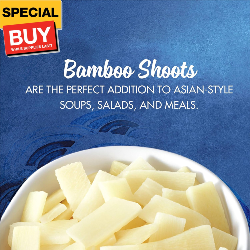 Sliced Bamboo Shoots, 8 oz Can