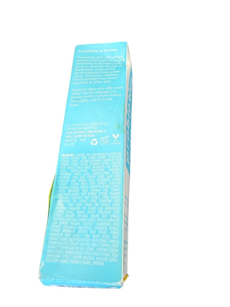 TULA So Poreless Deep Exfoliating Blackhead Scrub 2.89 oz 82 g Sealed