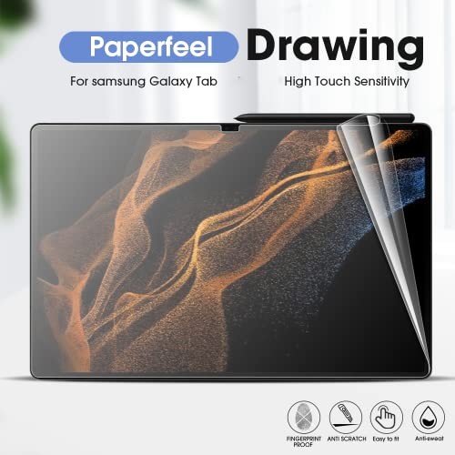 [2 Pack] Paper Screen Protector Compatible with Lenovo Idea Tab Plus 12.1