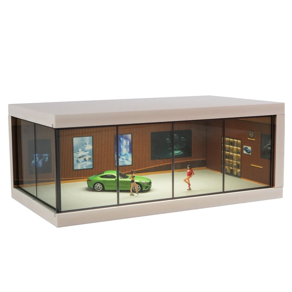 1:64 Car Model Display case with USB Lights, Storage for 1/64 Scale diecast M...