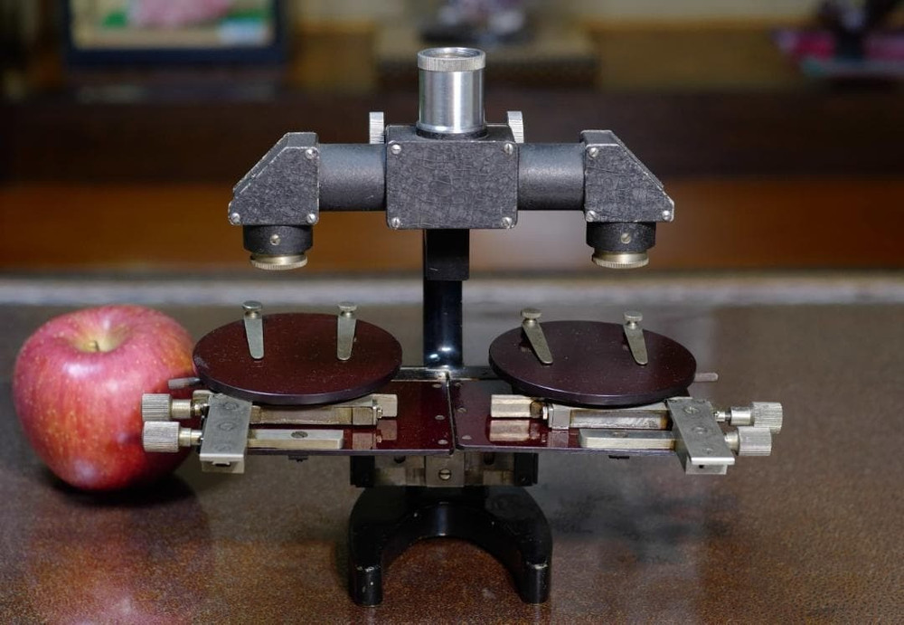 Antique Early Showa Japanese Comparison Microscope Reflected Light Forensic Type