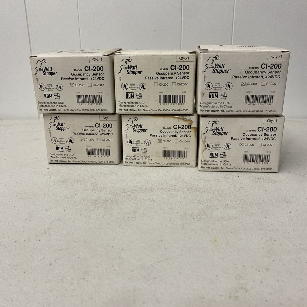WattStopper CI-200, 24V DC, PIR, Occupancy Sensor, White, Ceiling mount