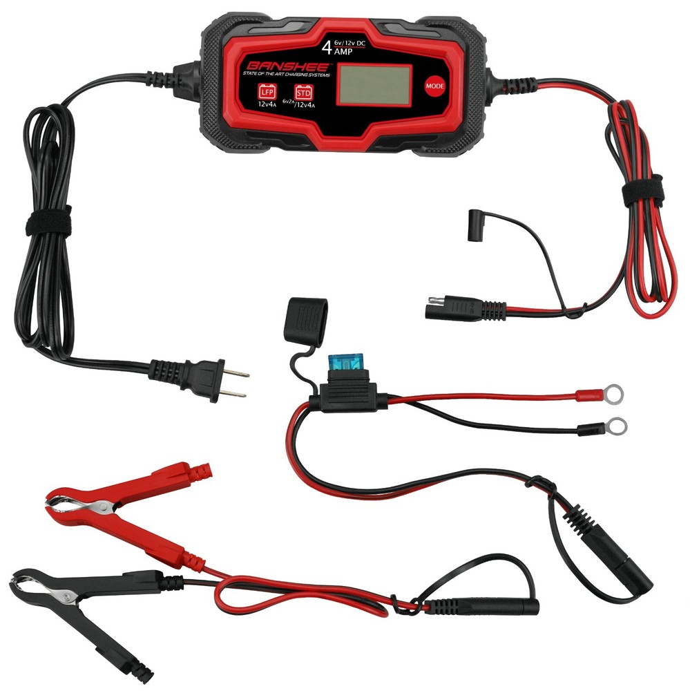 Automatic Battery Charger Maintainer Motorcycle Trickle Float For 6V 12V Battery